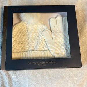 Beanie and gloves set